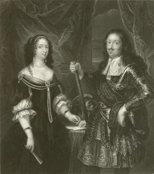 Fernando de Médicis y su consorte