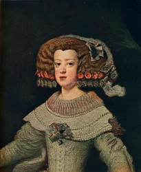 Retrato de la Reina Mariana de Austria, 1652, 1910