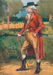 Un hombre de la época de Jorge III, 1907