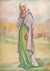 Una mujer de la época de Enrique III, 1907