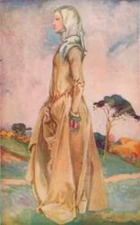 Una mujer de la época de Enrique II, 1907
