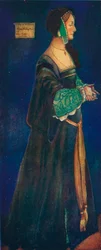 Una mujer de la época de Enrique VIII, 1907