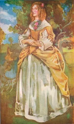 Una mujer de la época de Jacobo II, 1907