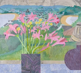 Lirios en Scillies (collage)