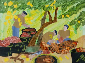 Primavera de Madeira, Jardín Botánico (collage)