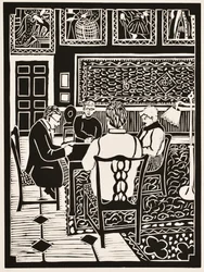 Meses del año: Marzo, 2012 (linograbado)