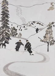 Praderas de esquí (collage)