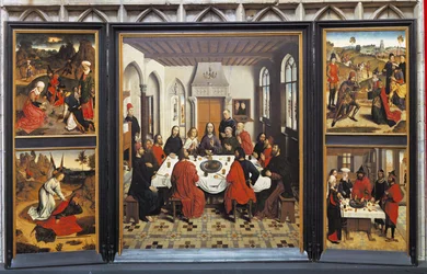 Pinturas de la última cena, Lovaina, Brabante Flamenco, Flandes, Bélgica