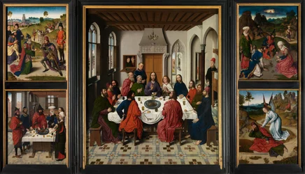 Retablo del Santísimo Sacramento, c.1464-68 (óleo sobre tabla)