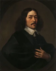 Retrato de un hombre, se cree que es Bartholomeus Vermuyden (1616/17-1650)