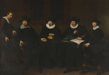 Los jefes del Saainering en Ámsterdam, 1643