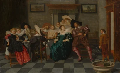 Un banquete, 1628