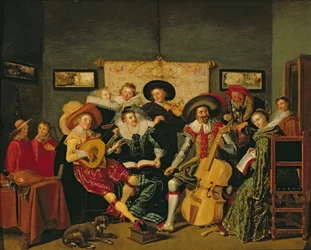 Una fiesta musical, c.1625