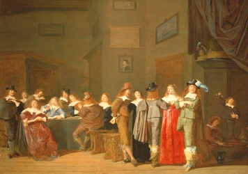 Escena de cortejo