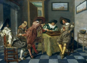 El juego de backgammon