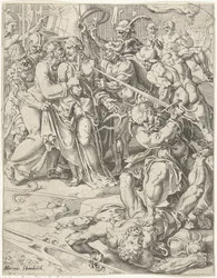 Beso de Judas y prendimiento de Cristo - Caída y redención de la humanidad mediante la vida y la Pasión de Cristo (título de la serie)