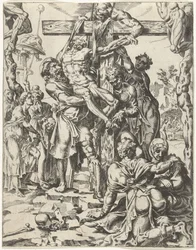 Descenso de la Cruz La caída y la redención de la humanidad a través de la vida y la pasión de Cristo (título de la serie)