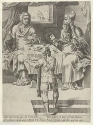 Comida del Hombre de Dios y el Viejo Profeta Historia del hombre desobediente de Dios (título de la serie)