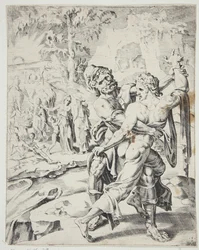 Jacob luchando con el ángel