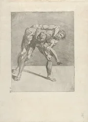 dos luchadores Luchadores (título de la serie)
