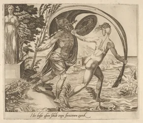 Un Escudo no Sirve cuando la Fortuna da la Espalda de Seis Dichos sobre la Fortuna