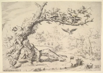 Elías Alimentado por los Cuervos, 1549
