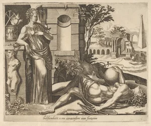 La paciencia como la vencedora sobre la fortuna de Seis dichos sobre la fortuna, ca. 1560