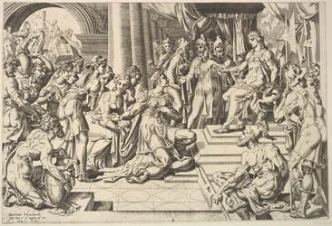 Salomón y la Reina de Saba, 1549