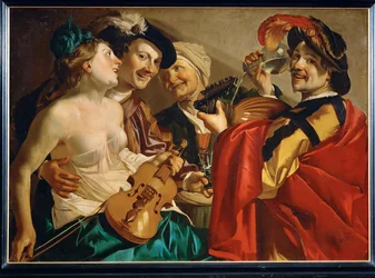 Concierto (pintura sobre lienzo)