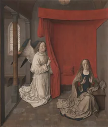 La Anunciación, ca 1455