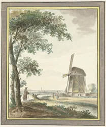 paisaje con molino
