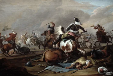 El choque de la caballería, 1770