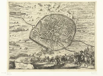 Conquista de Tienen, 1635 Conquista de Thienen Anno 1635 (título sobre objeto)