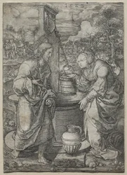 Cristo y la mujer de Samaria, 1523