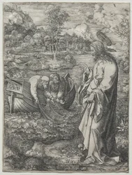 Jesús llamando a San Pedro y San Andrés