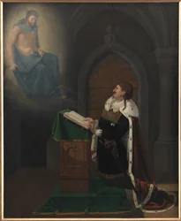 La visión de Christian IV en el Castillo de Rothenburg