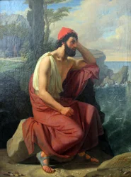 Odiseo en la isla de Calipso