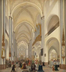 El interior de la Catedral de Roskilde