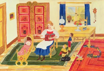 Madre con Niños