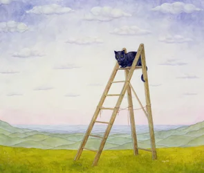 El gato de la escalera