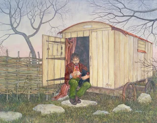 La cabaña del pastor, de Lejos del mundanal ruido, por Thomas Hardy