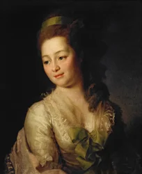 Ruso: "Retrato de Maria Dyakova" Retrato de Maria Dyakova