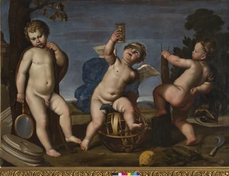 Alegoría de la Agricultura, Astronomía y Arquitectura