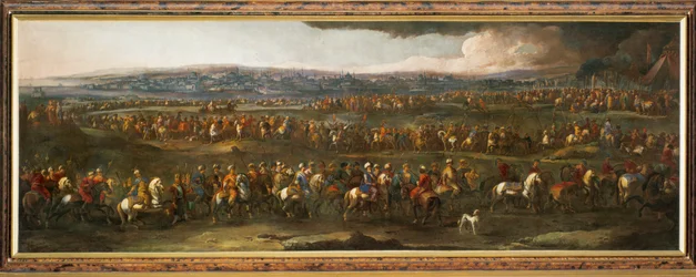 Los turcos ante Constantinopla (pintura sobre lienzo)