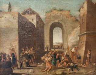 I Maccaronari (óleo sobre lienzo)