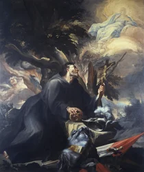 Guillermo de Aquitania en penitencia