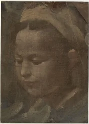 Cabeza de una joven