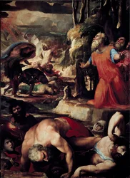 El castigo de Coré, Datán y Abirón (El castigo del fuego celestial, episodio de la rebelión de los levitas contra Moisés y la autoridad de la Ley)