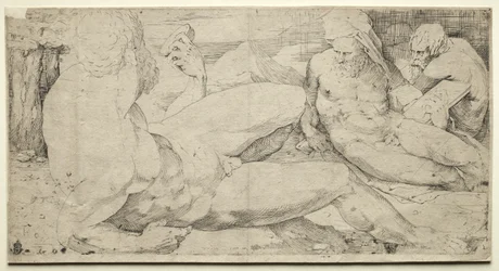 Tres Desnudos Masculinos, segundo cuarto de 1500