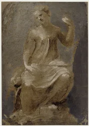 Figura femenina entronizada (Amor Patriae)